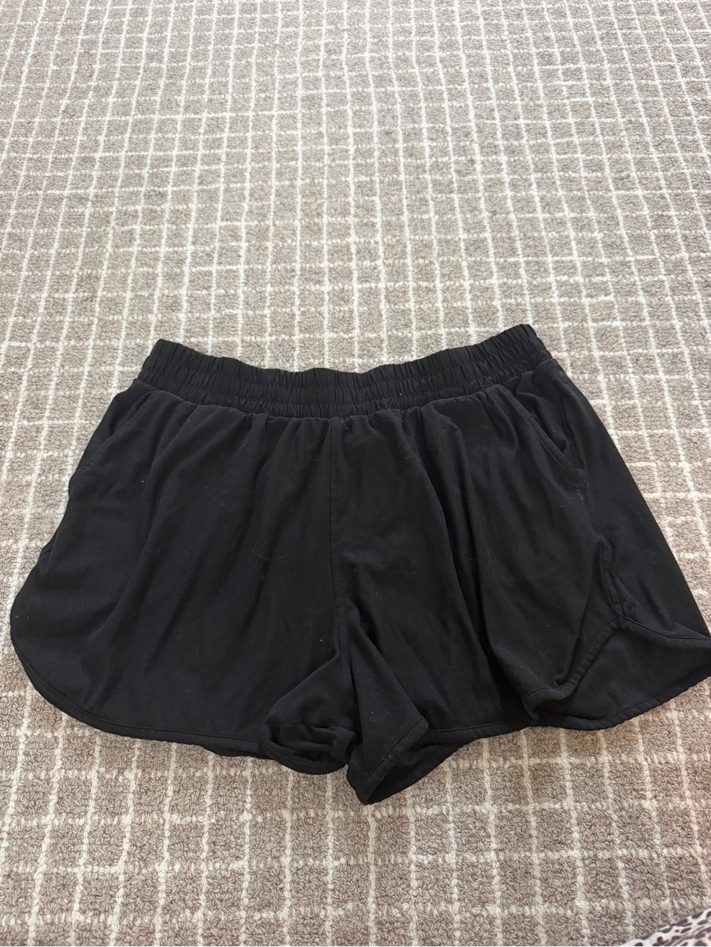 Danskin Black Women's Athletic Elastic-Waist Shorts